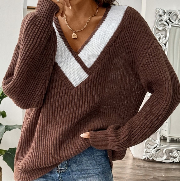 Mixed Melody Sweater - Brown - Picture 5 of 5